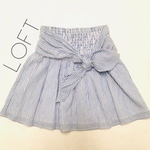 ann taylor loft tie waist skirt